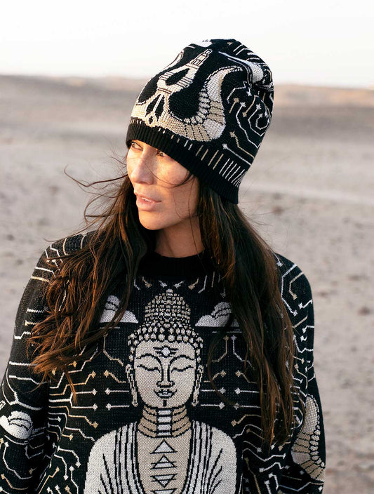 Sansara Hemp Beanie Hat by EGOSYSTEMA