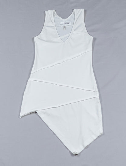 Acacia Sleeveless Mini Asymmetric Dress - Psylo Fashion