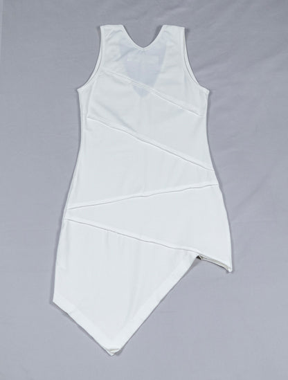 Acacia Sleeveless Mini Asymmetric Dress - Psylo Fashion