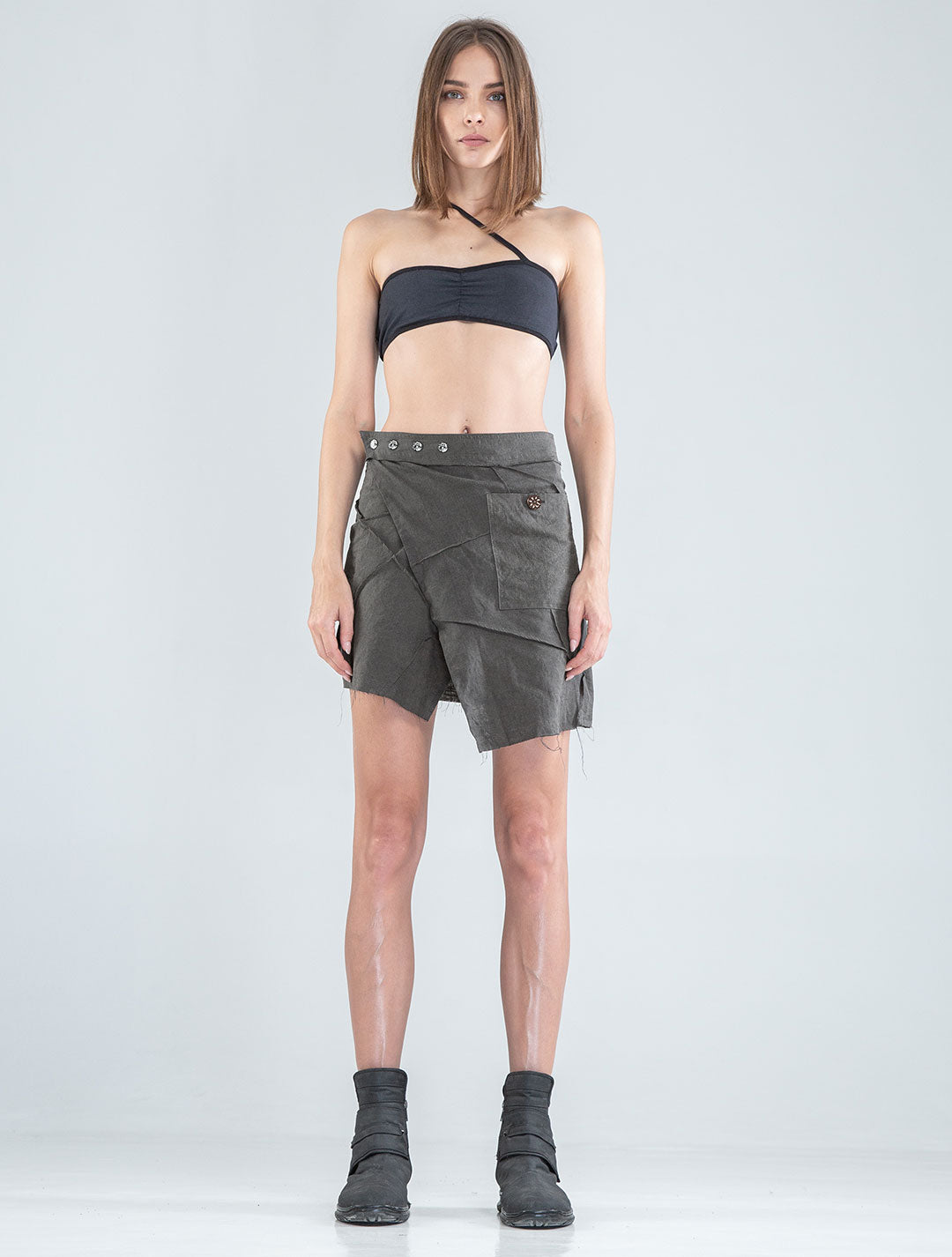 Aoki Mini Wrap Skirt