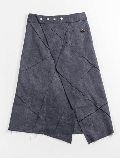Aoki Midi Wrap Skirt - Psylo Fashion