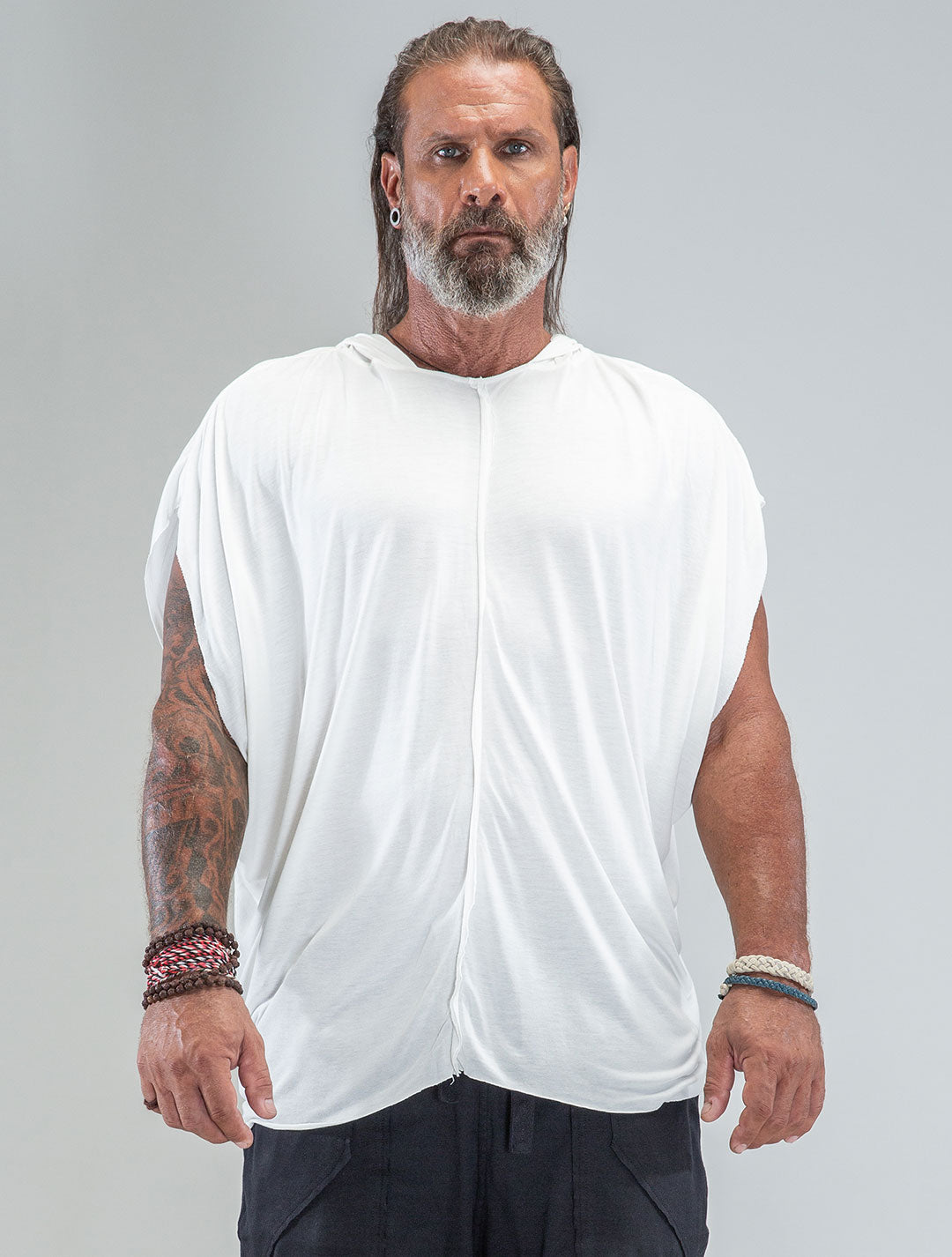 'Dragonfly' 100% Bamboo Sleeveless Hoodie - Psylo Fashion