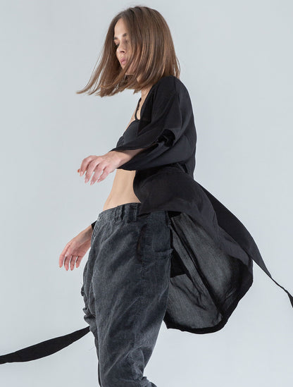 Ethnic Rmx Short Kimono - Psylo Fashion