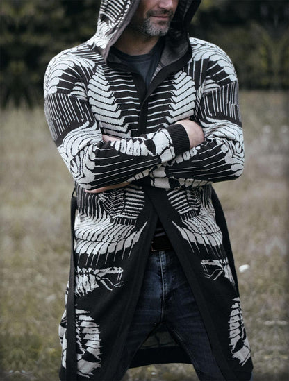Fatality Unisex Knit Cardigan by EGOSYSTEMA - Psylo Fashion