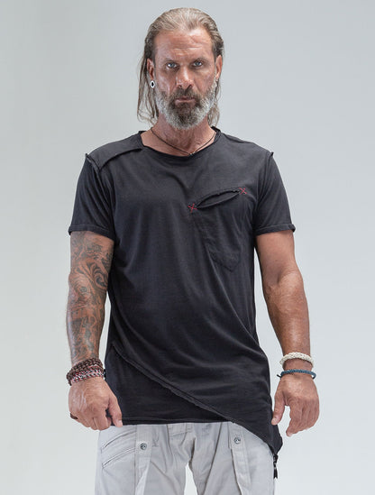 Falcon Asymmetric Tee - Psylo Fashion