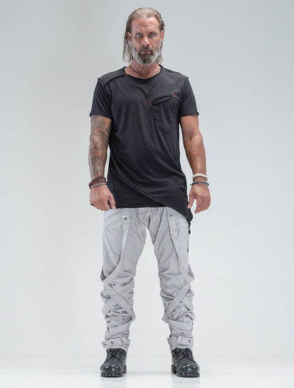 Falcon Asymmetric Tee - Psylo Fashion