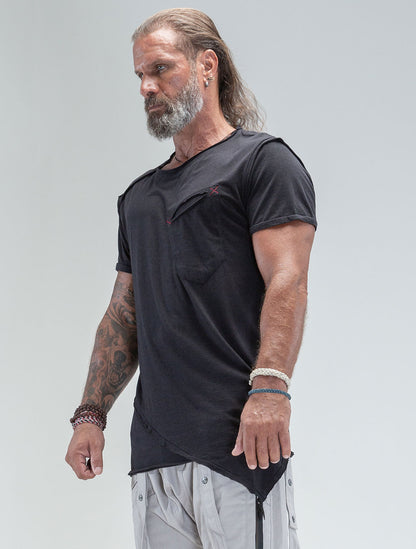 Falcon Asymmetric Tee - Psylo Fashion