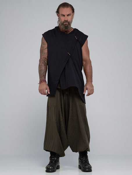 Horro Hooded Cotton Kaftan