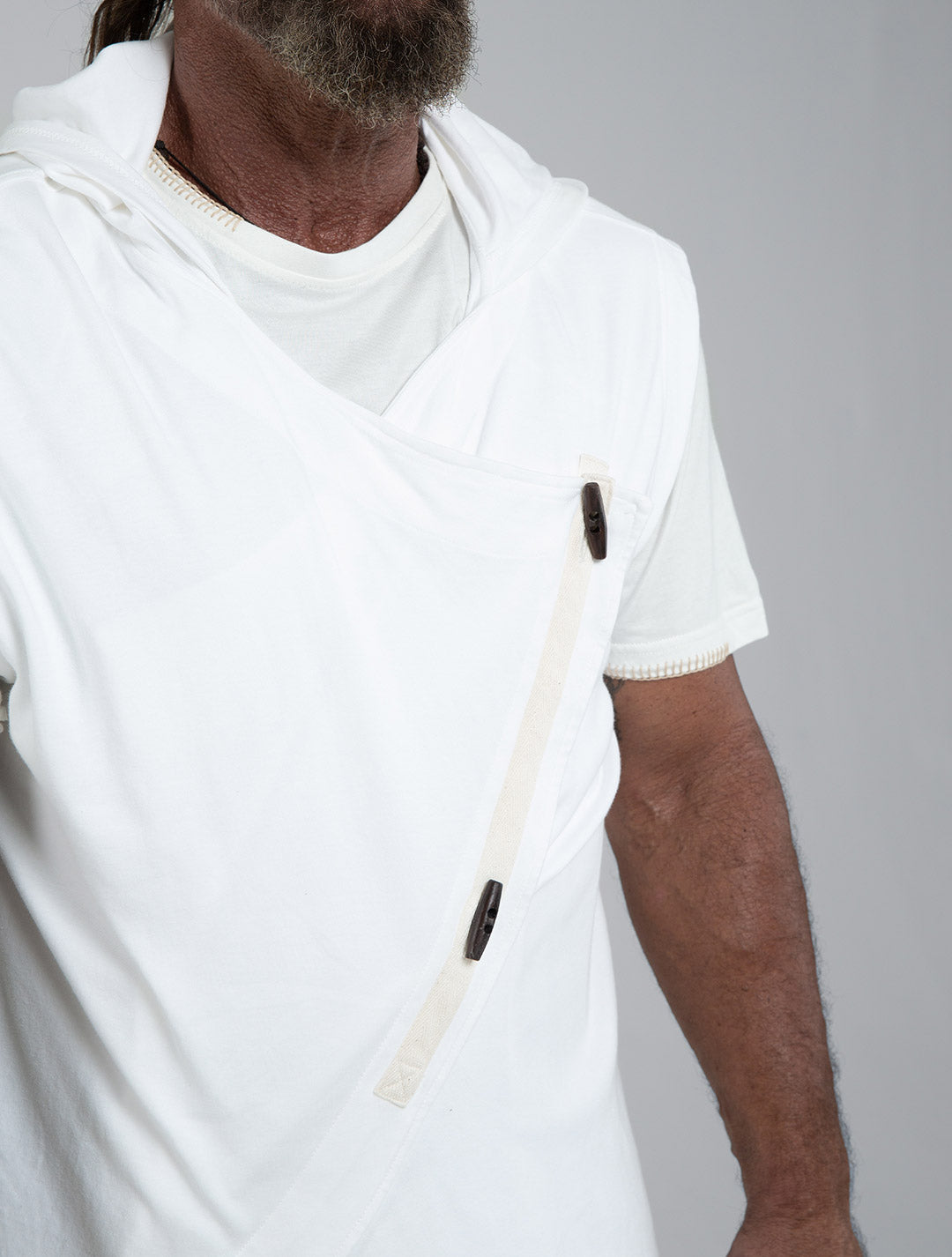 Horro Hooded Cotton Kaftan