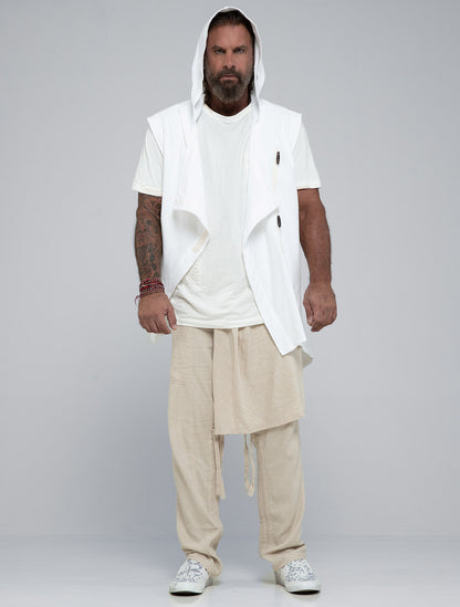 Horro Hooded Cotton Kaftan