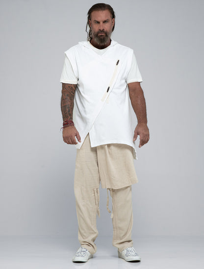 Horro Hooded Cotton Kaftan