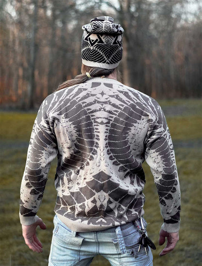 Icaros Unisex Oversized Knit Sweater by EGOSYSTEMA - Psylo Fashion
