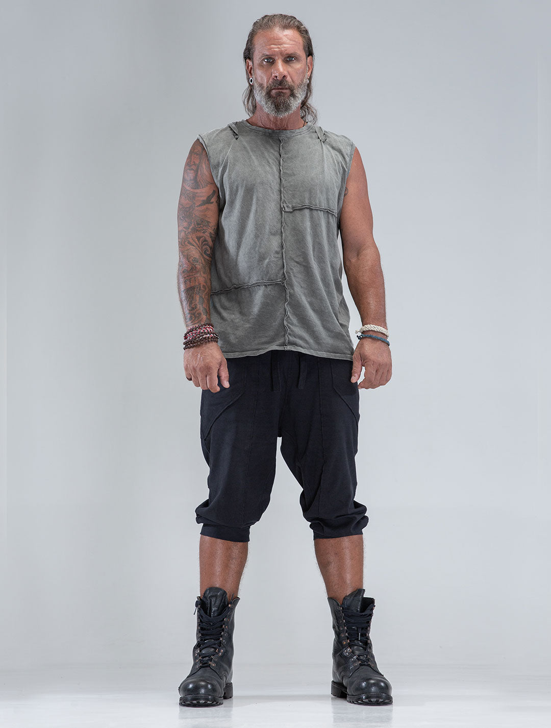 'Jaguar' 100% Cotton ¾ Shorts - Psylo Fashion