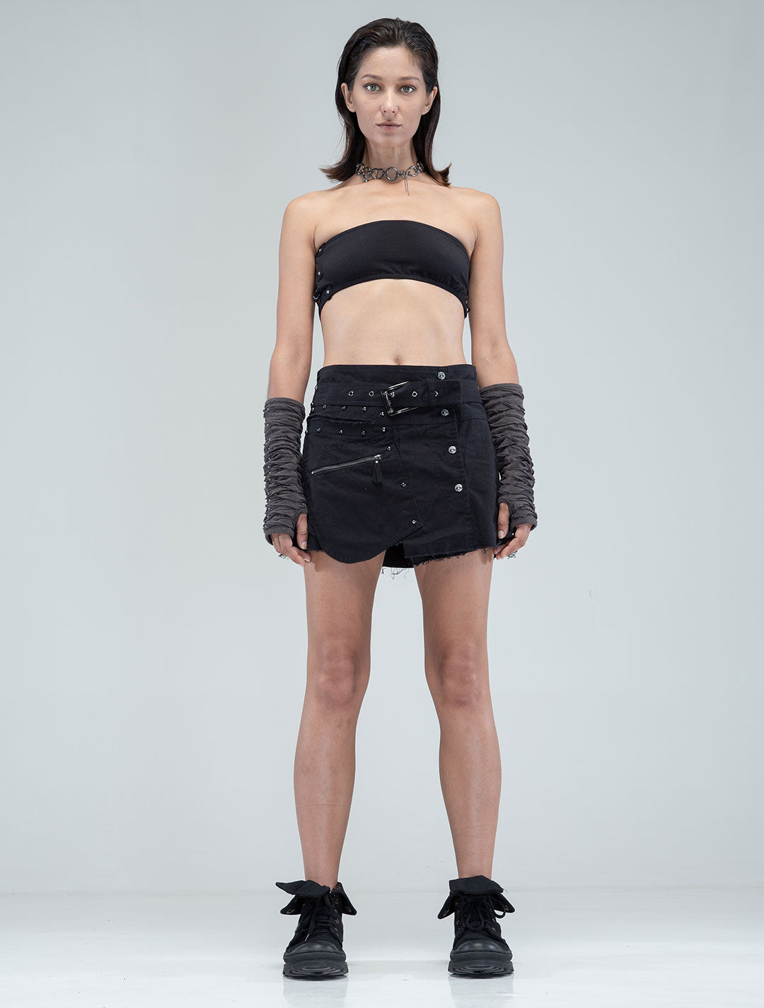 Jett Cargo Mini Wrap Skirt