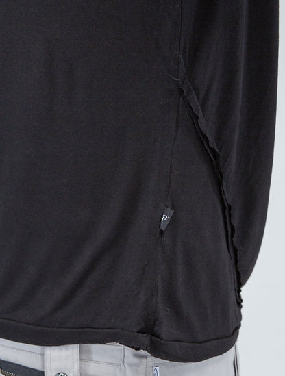 'Lynx' 100% Bamboo Baggy Hooded Tee - Psylo Fashion