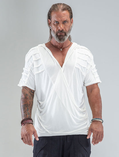 'Lynx' 100% Bamboo Baggy Hooded Tee - Psylo Fashion