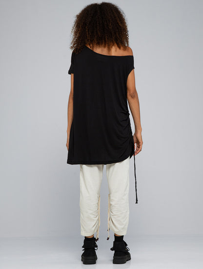 Mori Off-Shoulder Flowy Top