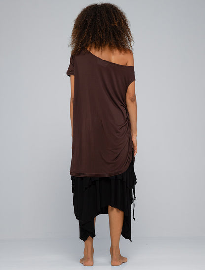 Mori Off-Shoulder Flowy Top