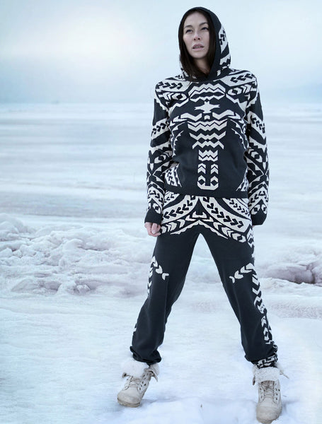 Polynesia Unisex Knit Tracksuit Set by EGOSYSTEMA - Psylo Fashion