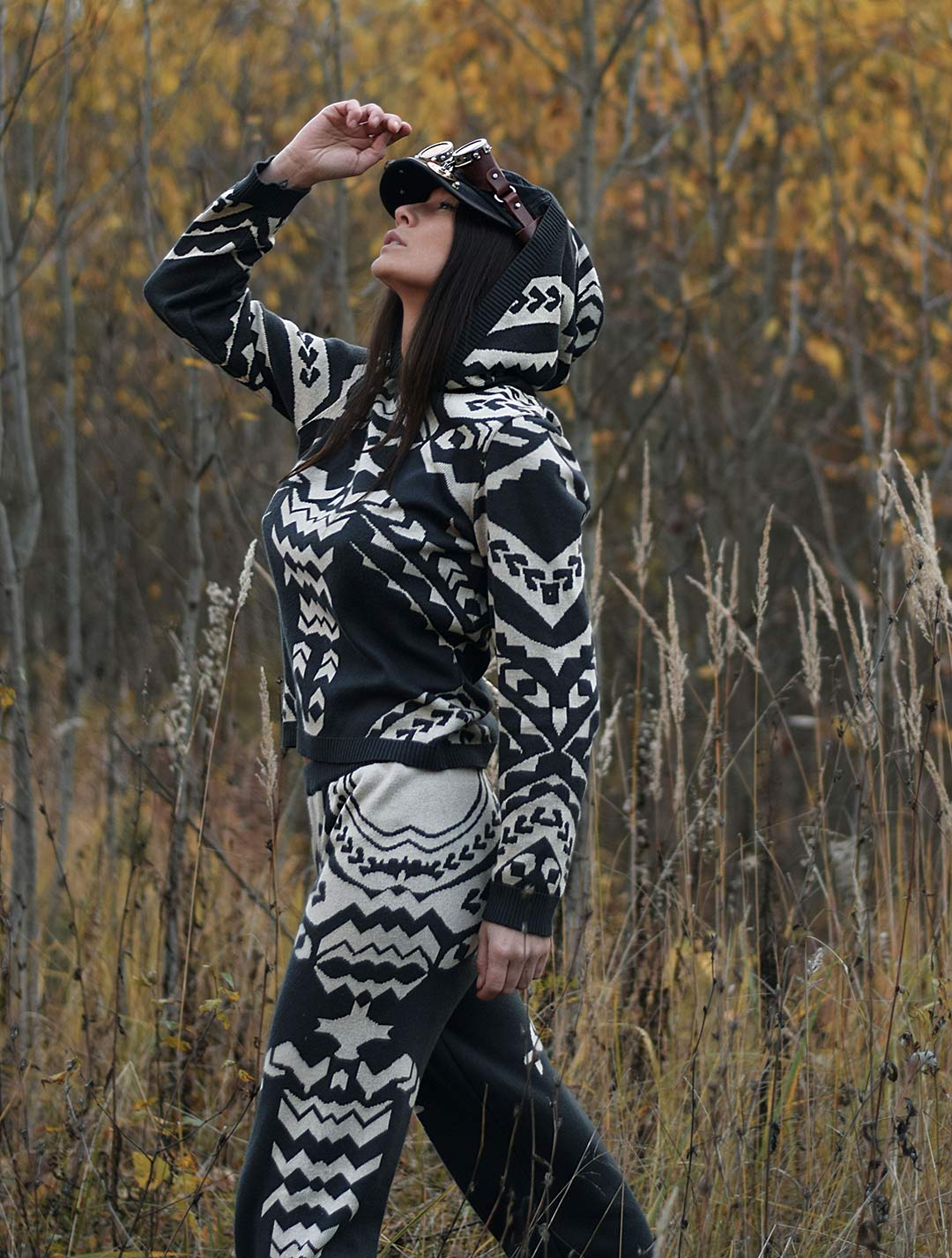 Polynesia Unisex Knit Tracksuit Set by EGOSYSTEMA - Psylo Fashion