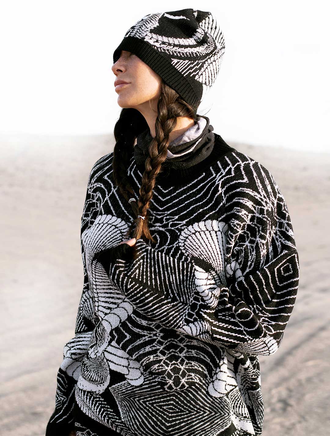 Apocalypto Hemp Beanie Hat by EGOSYSTEMA