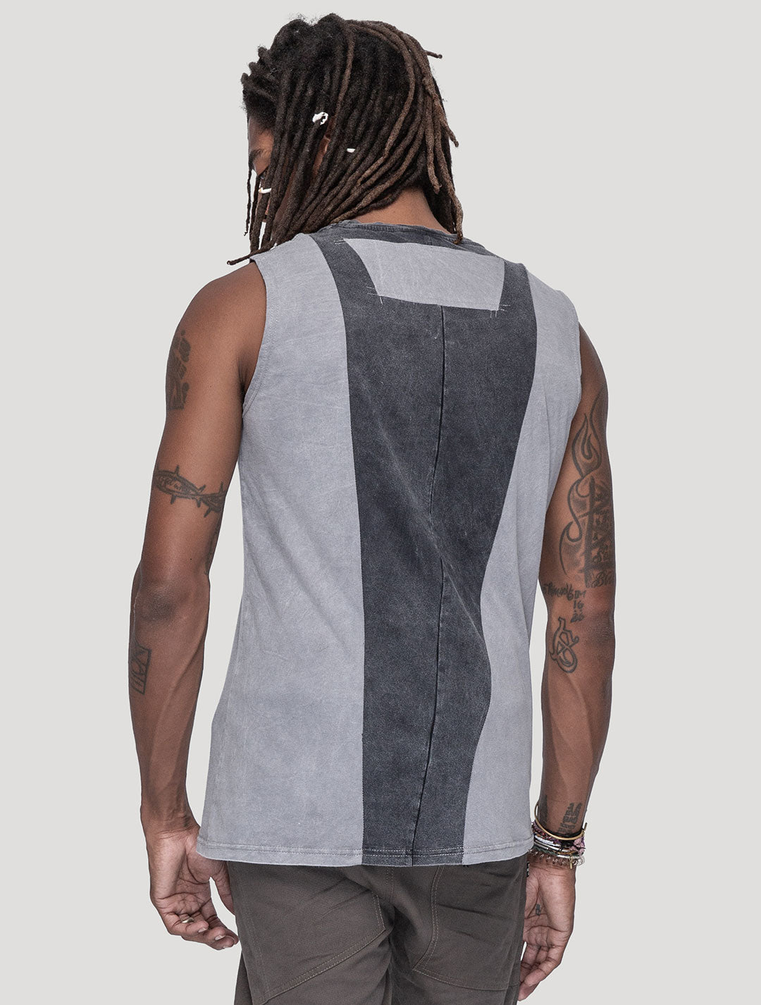 'Tribeca' 100% Organic Cotton Sleeveless Tee - Psylo Fashion