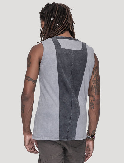 'Tribeca' 100% Organic Cotton Sleeveless Tee - Psylo Fashion
