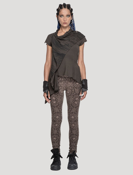 'Virgo' olive Top - Psylo Fashion