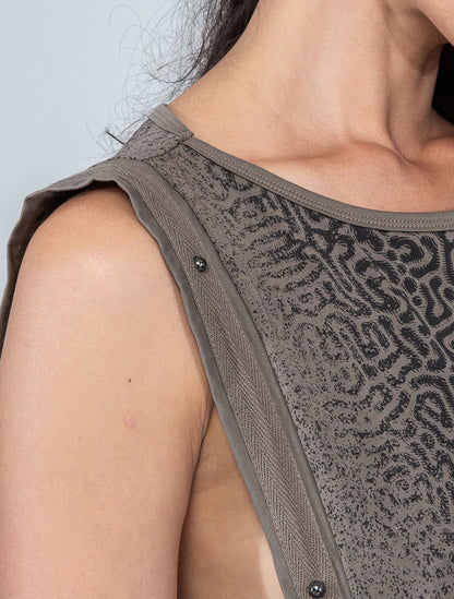 Vajra Sleeveless Mini Dress