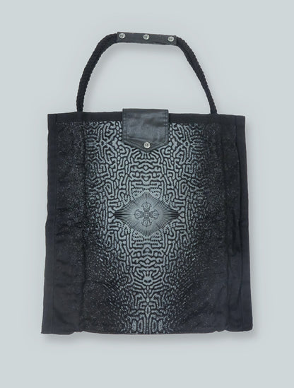 Vajra Drawstring Tote Bag