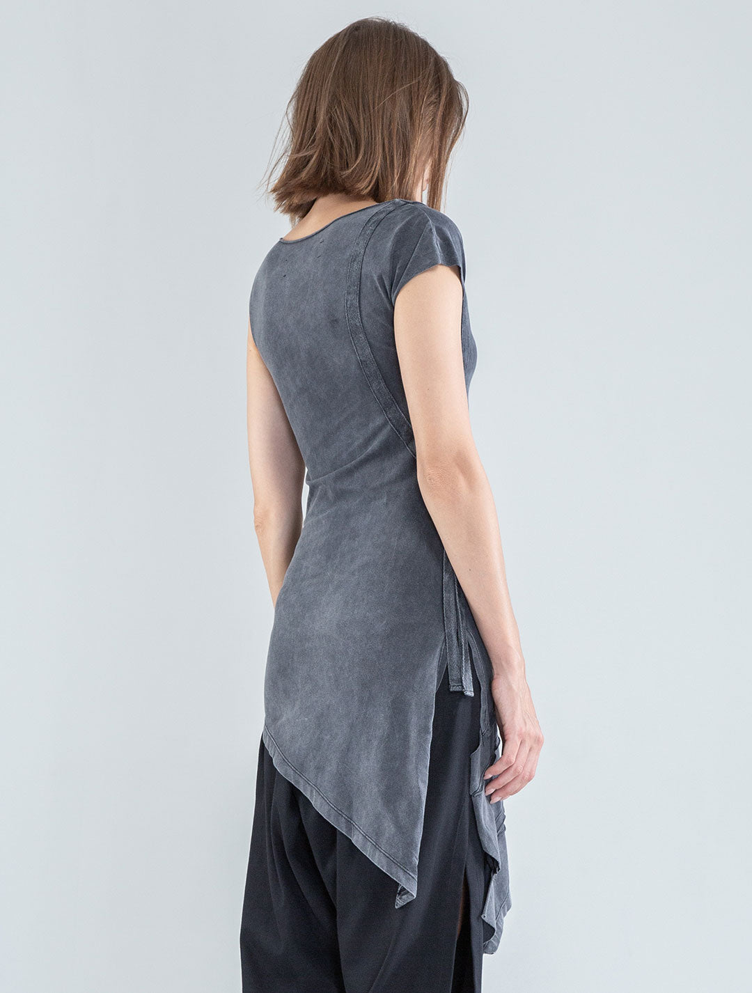 Willow Asymmetric Tunic - Psylo Fashion