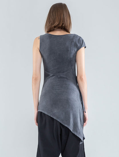 Willow Asymmetric Tunic - Psylo Fashion