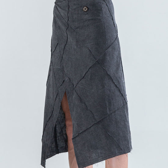 Aoki Midi Wrap Skirt - Psylo Fashion