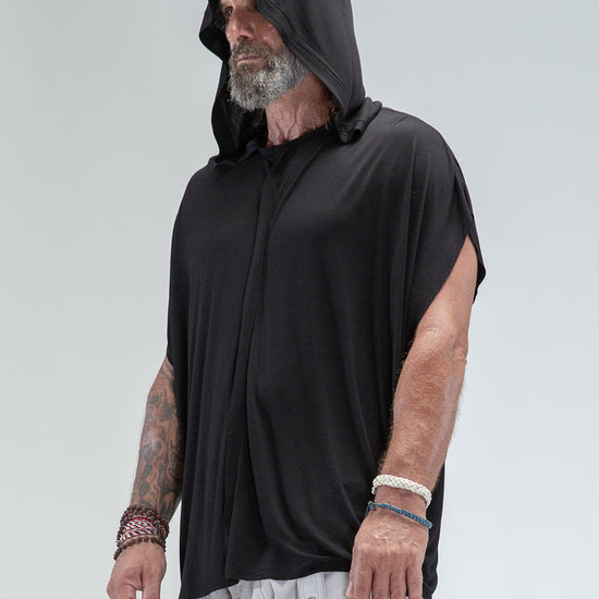 'Dragonfly' 100% Bamboo Sleeveless Hoodie - Psylo Fashion
