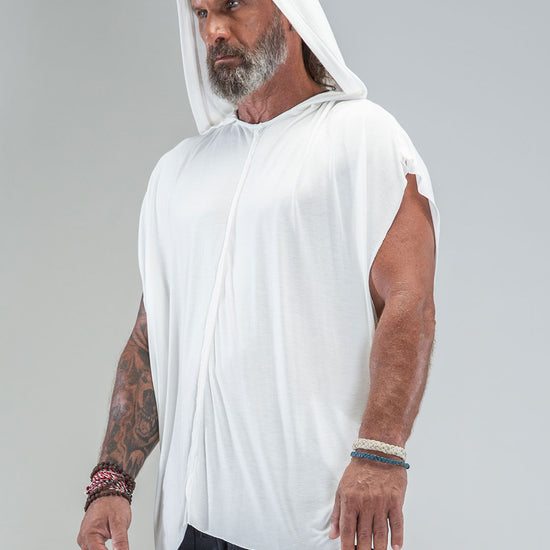 'Dragonfly' 100% Bamboo Sleeveless Hoodie - Psylo Fashion