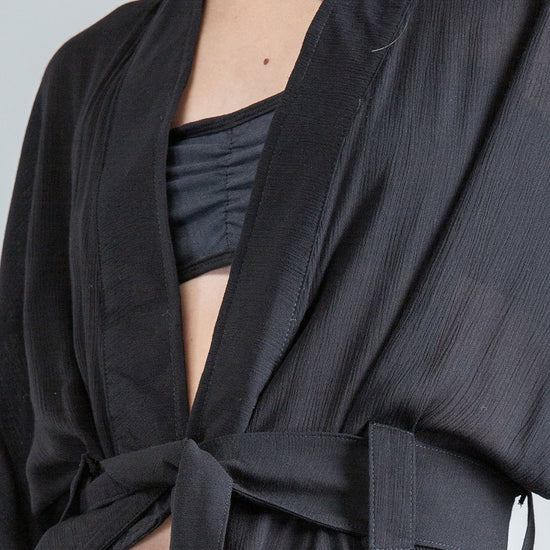Ethnic Rmx Short Kimono - Psylo Fashion