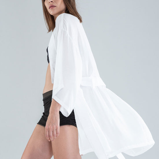 Ethnic Rmx Short Kimono - Psylo Fashion
