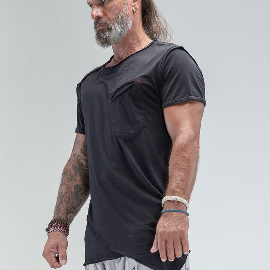 Falcon Asymmetric Tee - Psylo Fashion