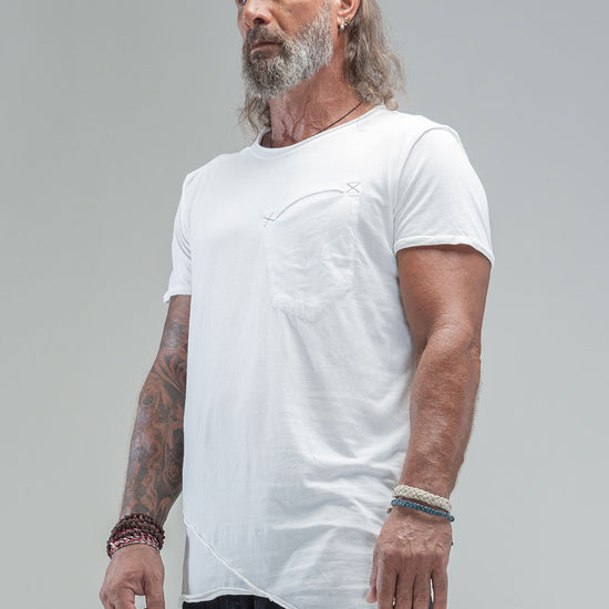 Falcon Asymmetric Tee - Psylo Fashion