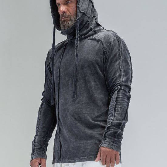 Raw Kafiya Hooded Long Sleeves Tee