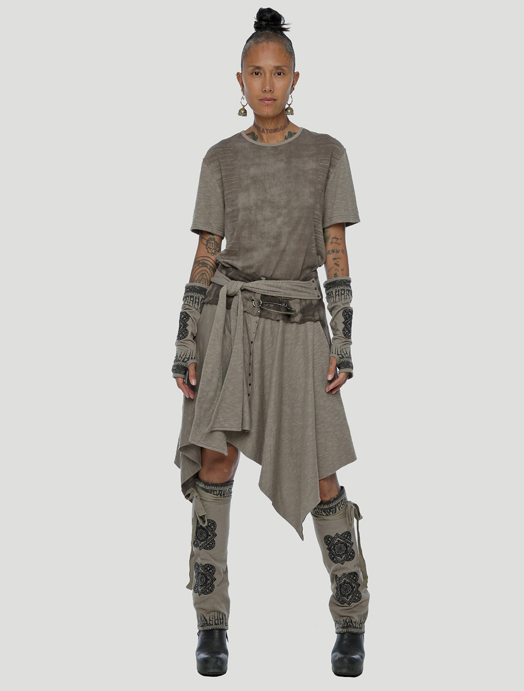 Ash Unisex Wrap Skirt - Psylo Fashion 