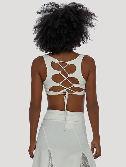 Laced Bra Top - Psylo Fashion