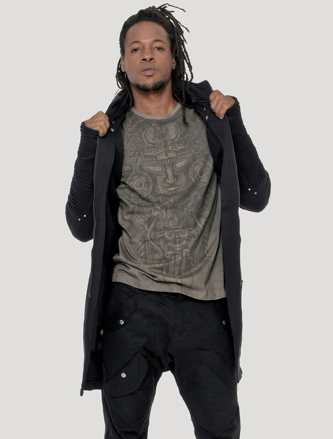 Okesa Long Coat - Psylo Fashion
