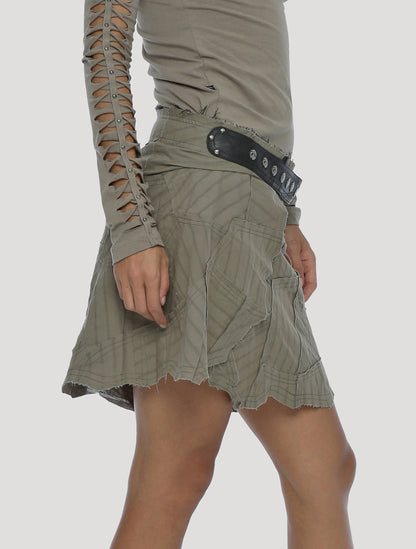 New Pecoa Veg Mini Wrap Skirt - Psylo Fashion