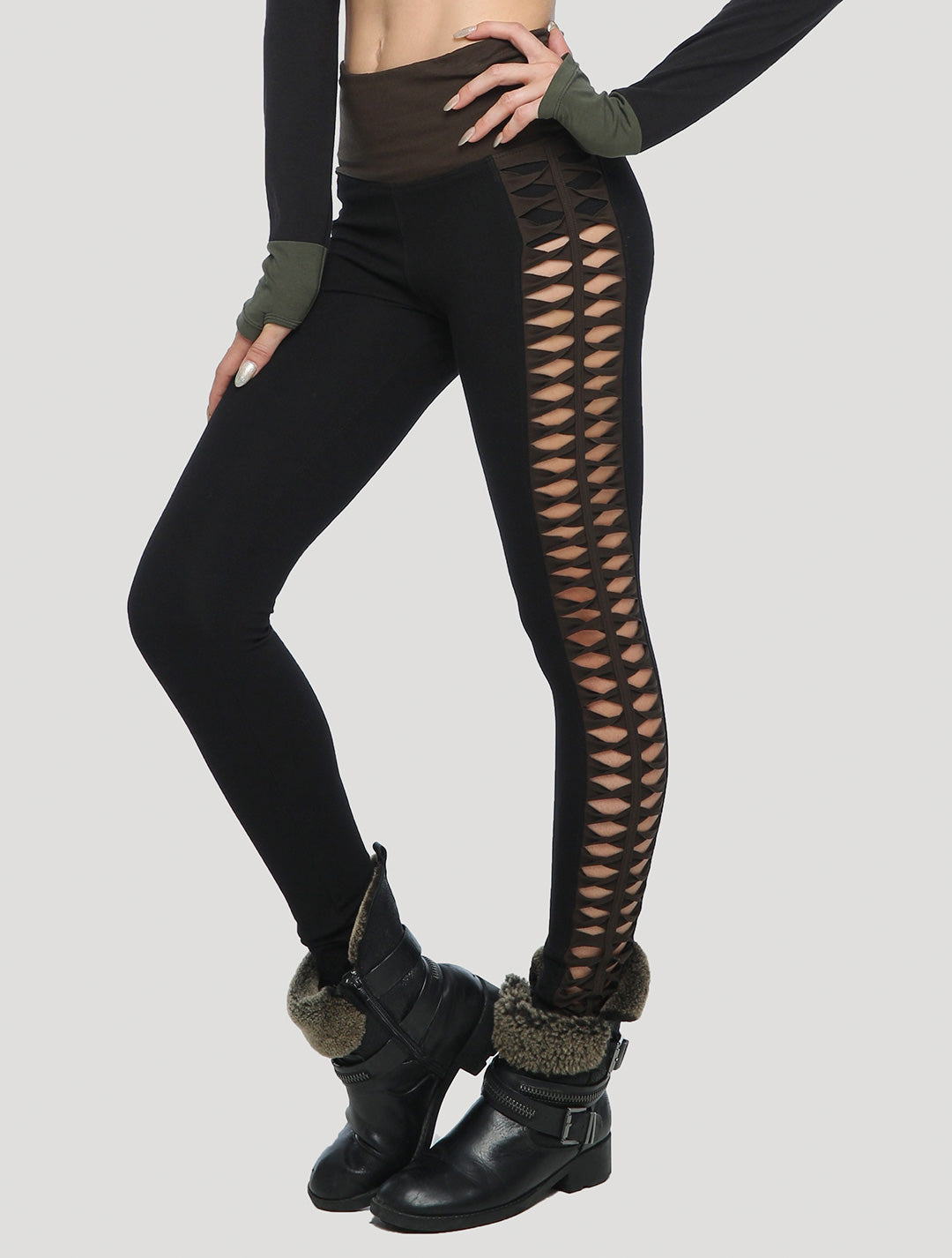 Raffia Leggings - Psylo Fashion