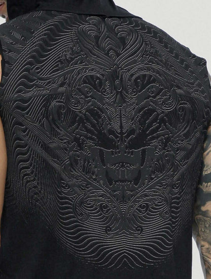 Tiger Sleeveless Hoodie - Psylo Fashion