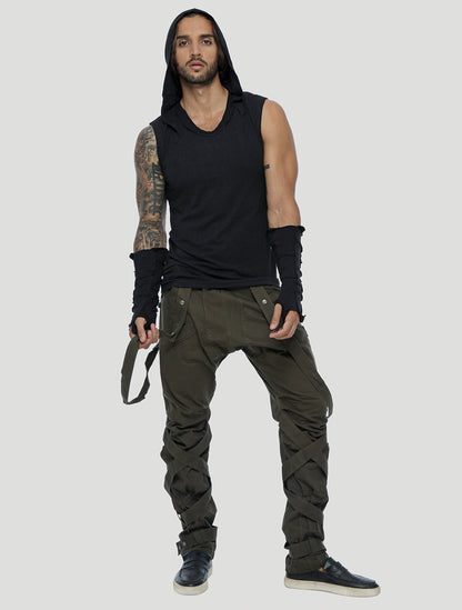 Tiger Sleeveless Hoodie - Psylo Fashion